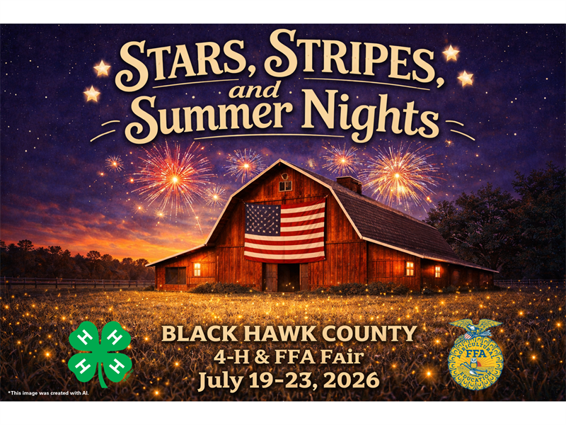 Logo for 2026 Black Hawk County 4-H & FFA Fair